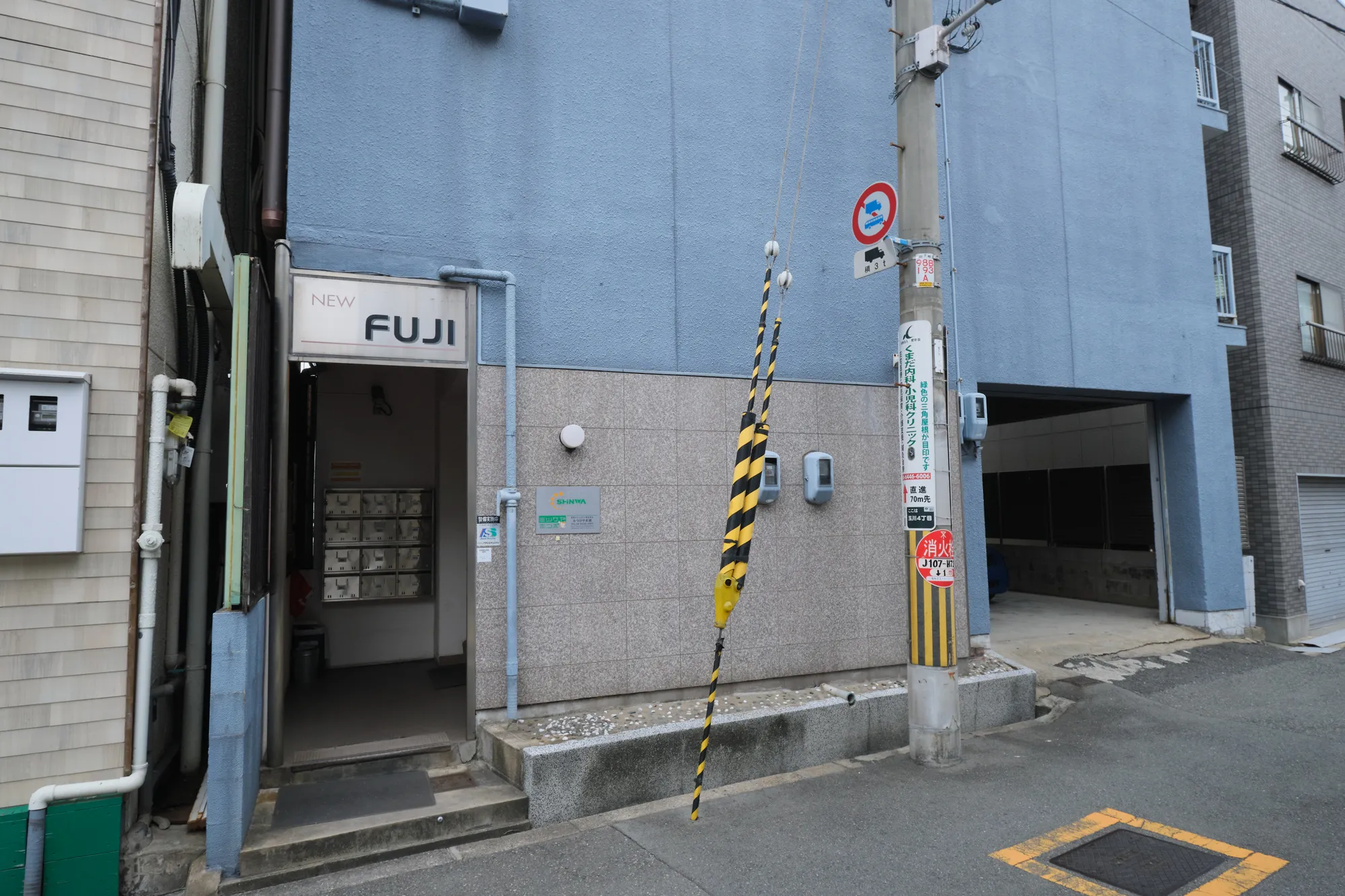 ニューフジマンション：エントランス