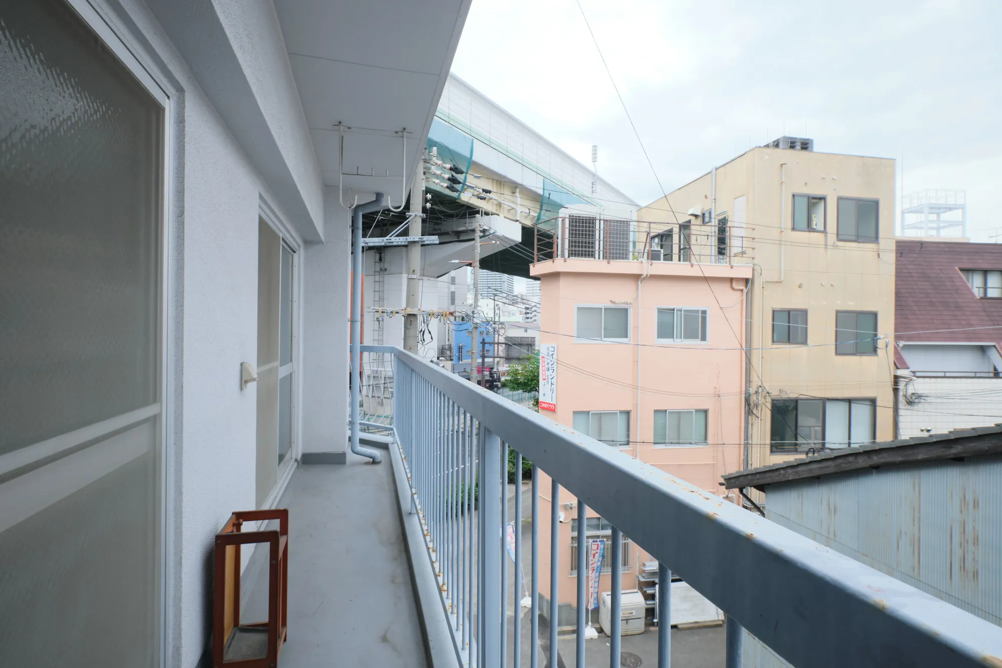 ニューフジマンション：バルコニー
