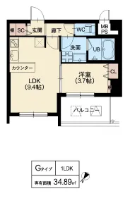 スプランディッド甲子園：Gタイプ