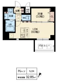 スプランディッド甲子園：Hタイプ