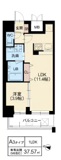 DOUBLE NINE RESIDENCE TENNOJIMINAMI：A3