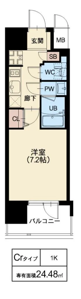スプランディッド十三本町：Crタイプ