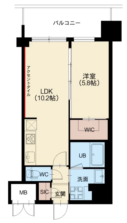 グランカーサ新大阪SOUTH：間取り