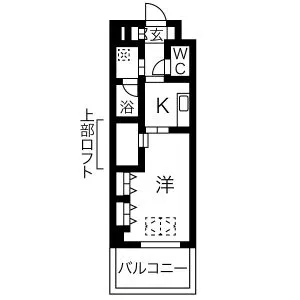 ARROW FIELDS貮番館：間取り