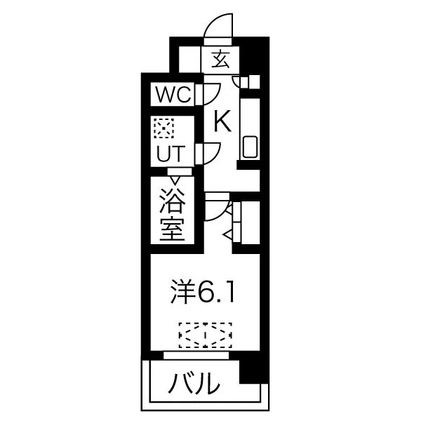 スプランディッド新大阪DUE：間取り