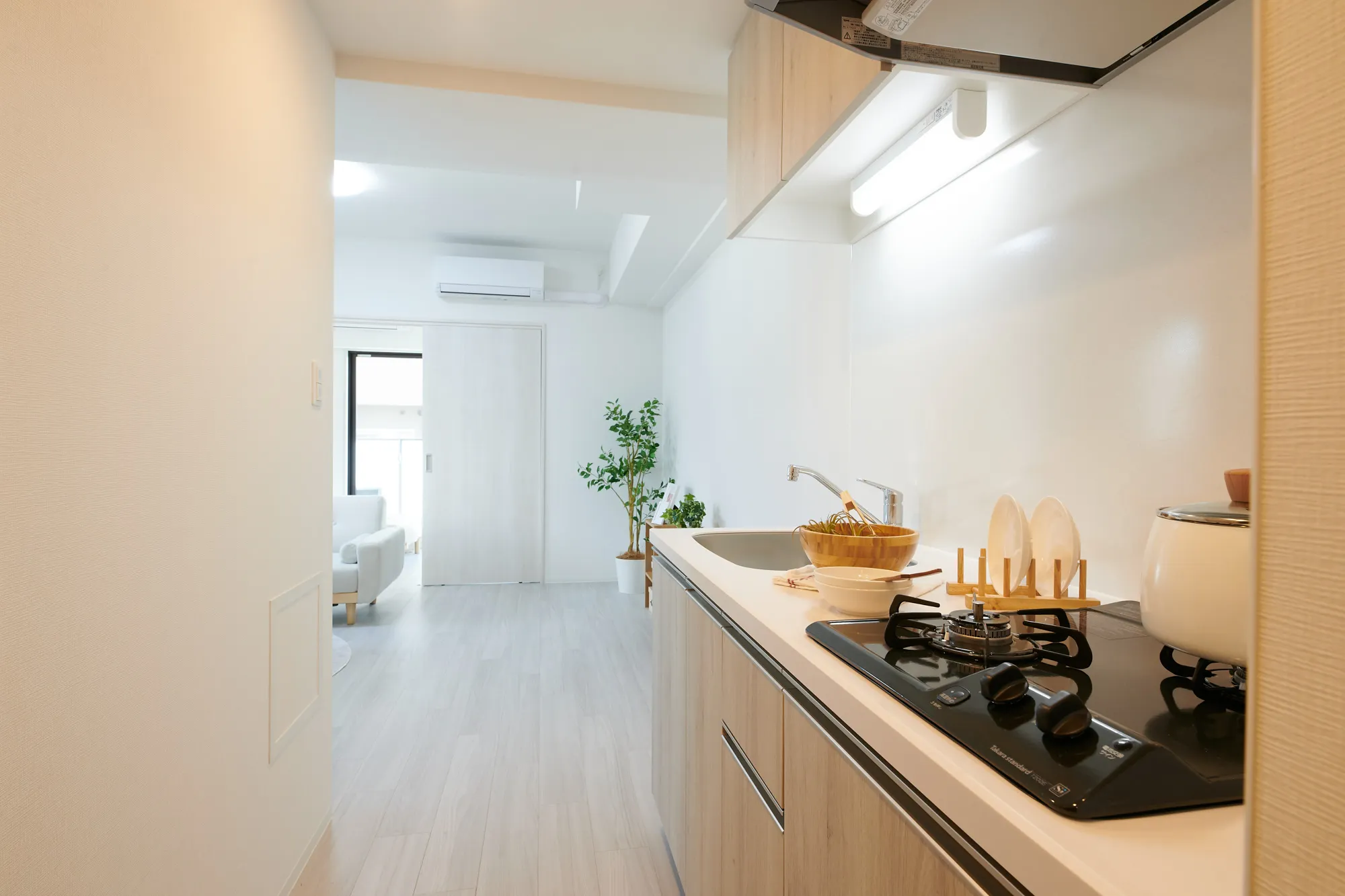 LA GRACE FUKUSHIMAⅡ：1号室タイプキッチン