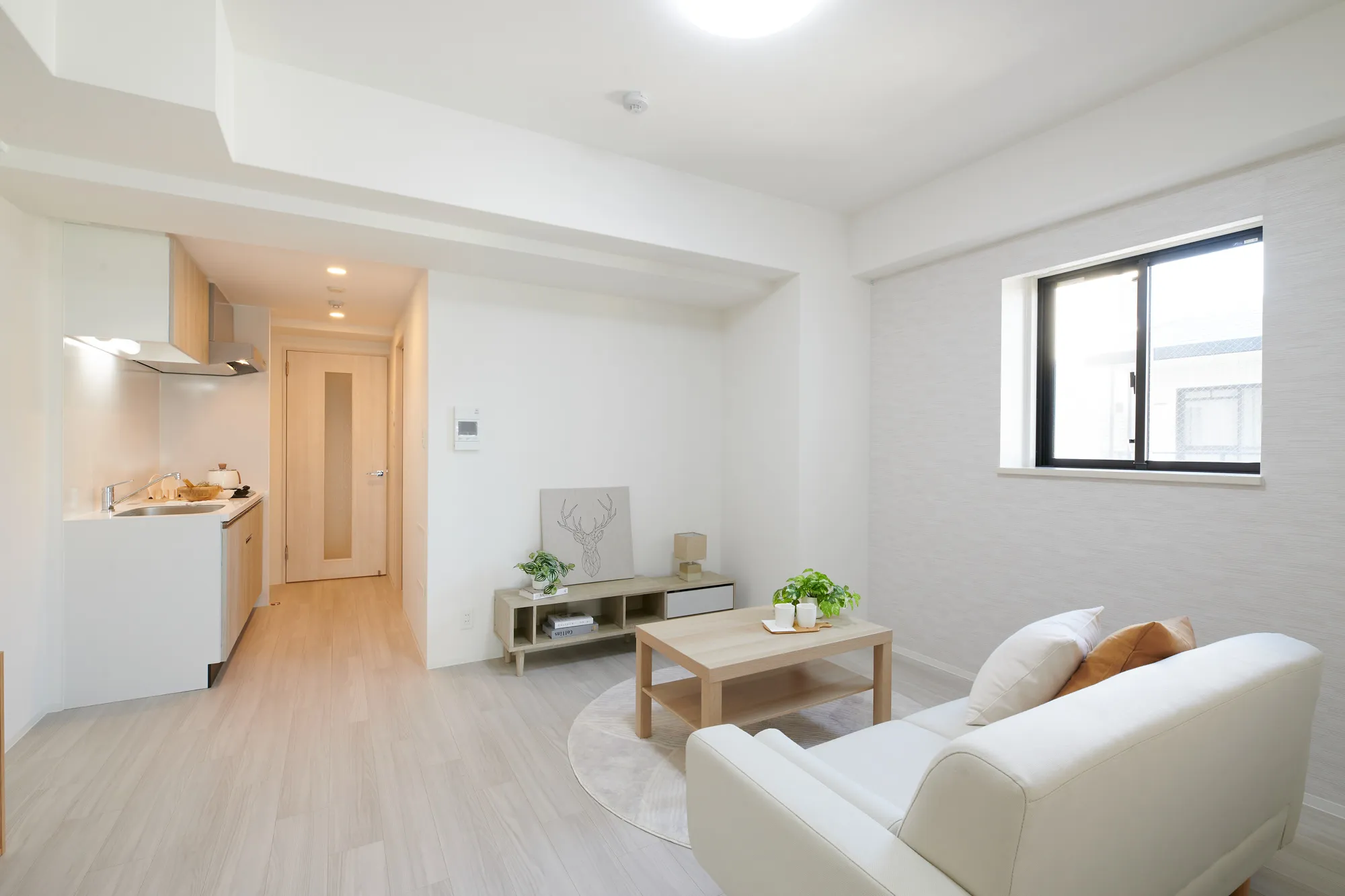 LA GRACE FUKUSHIMAⅡ：1号室タイプリビング