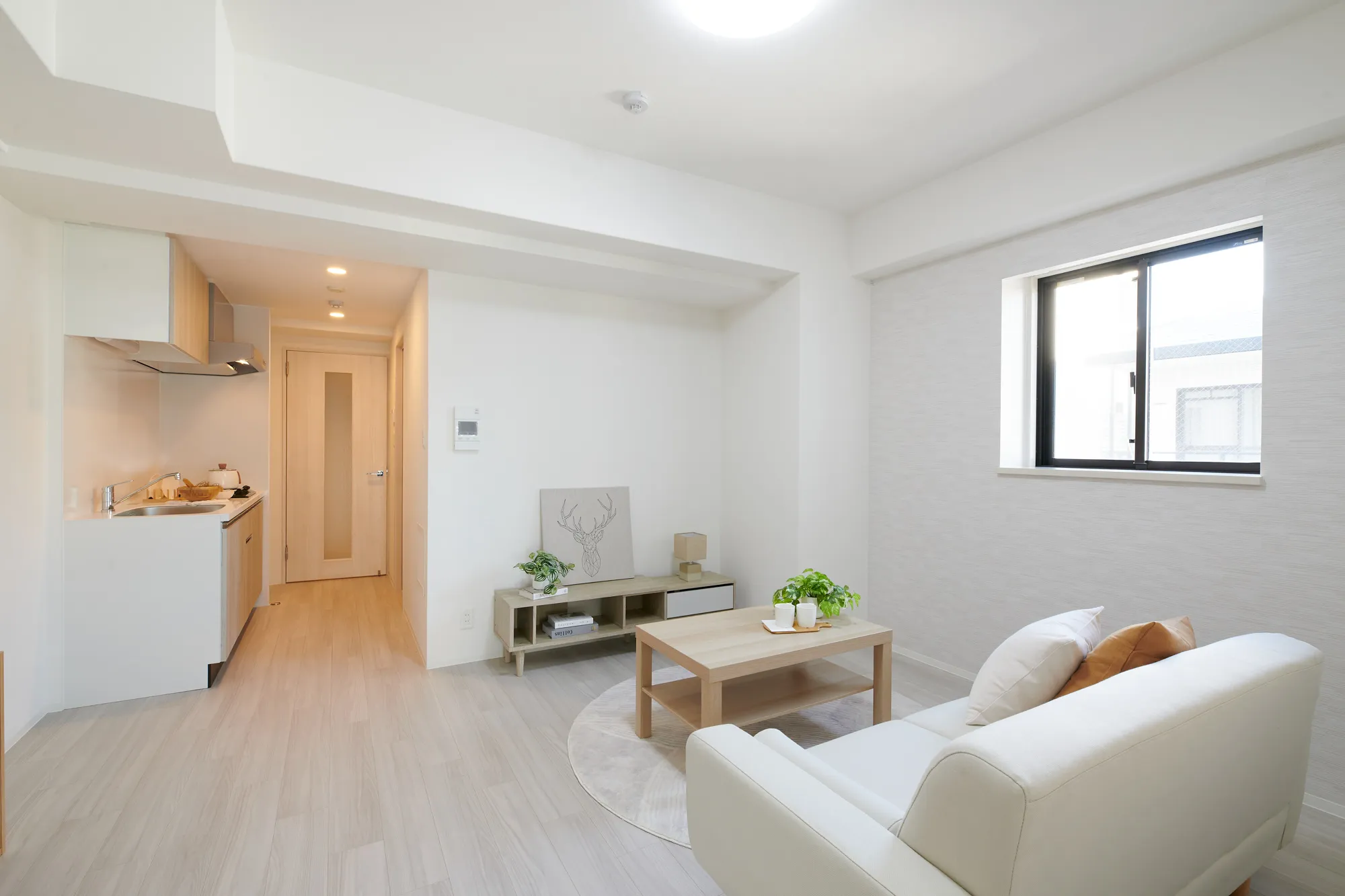 LA GRACE FUKUSHIMAⅡ：1号室タイプリビング