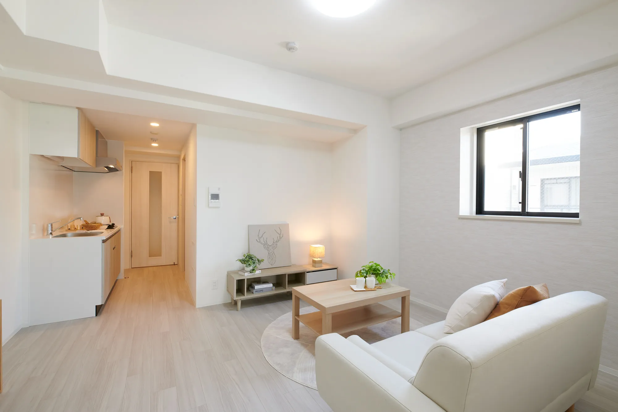 LA GRACE FUKUSHIMAⅡ：1号室タイプリビング