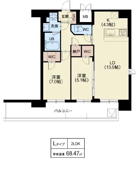 Splendide NAMBAIII：Lタイプ