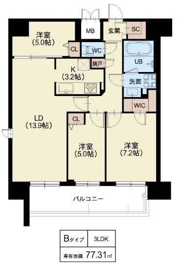 Splendide NAMBAIII：Bタイプ