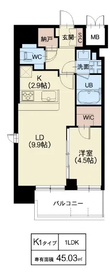 Splendide NAMBAIII：K1タイプ