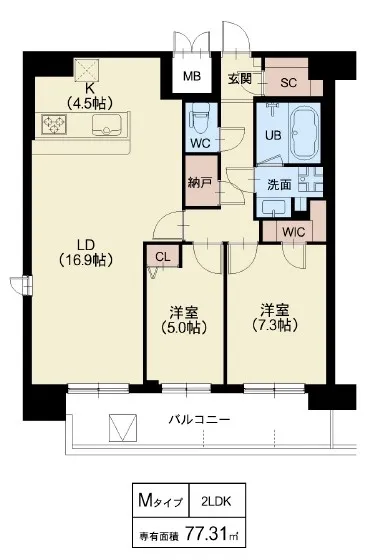 Splendide NAMBAIII：Mタイプ