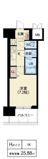 Splendide NAMBAIII：Hタイプ