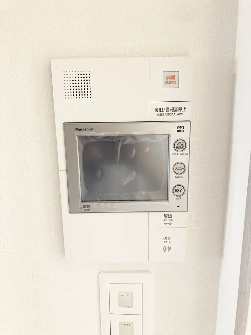 スプランディッド堀江：モニター付きインターホン