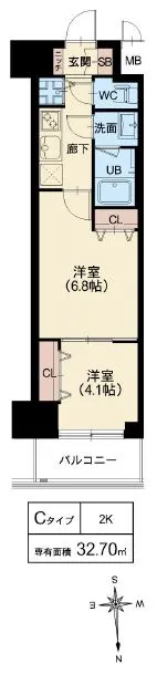 スプランディッド堀江：Cタイプ