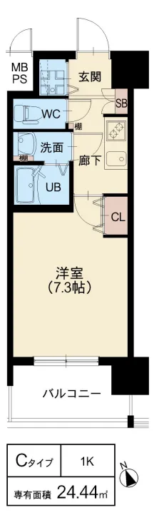 スプランディッド天王寺Ⅲ：Cタイプ