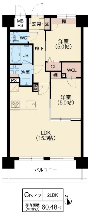 スプランディッド難波WESTⅢ：Crタイプ