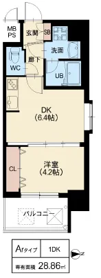 スプランディッド高井田：Arタイプ