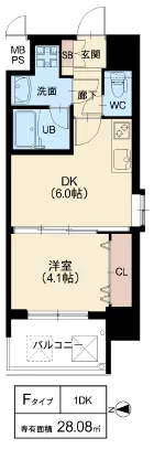 スプランディッド高井田：Fタイプ