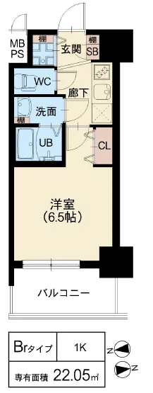 スプランディッド阿倍野：Brタイプ