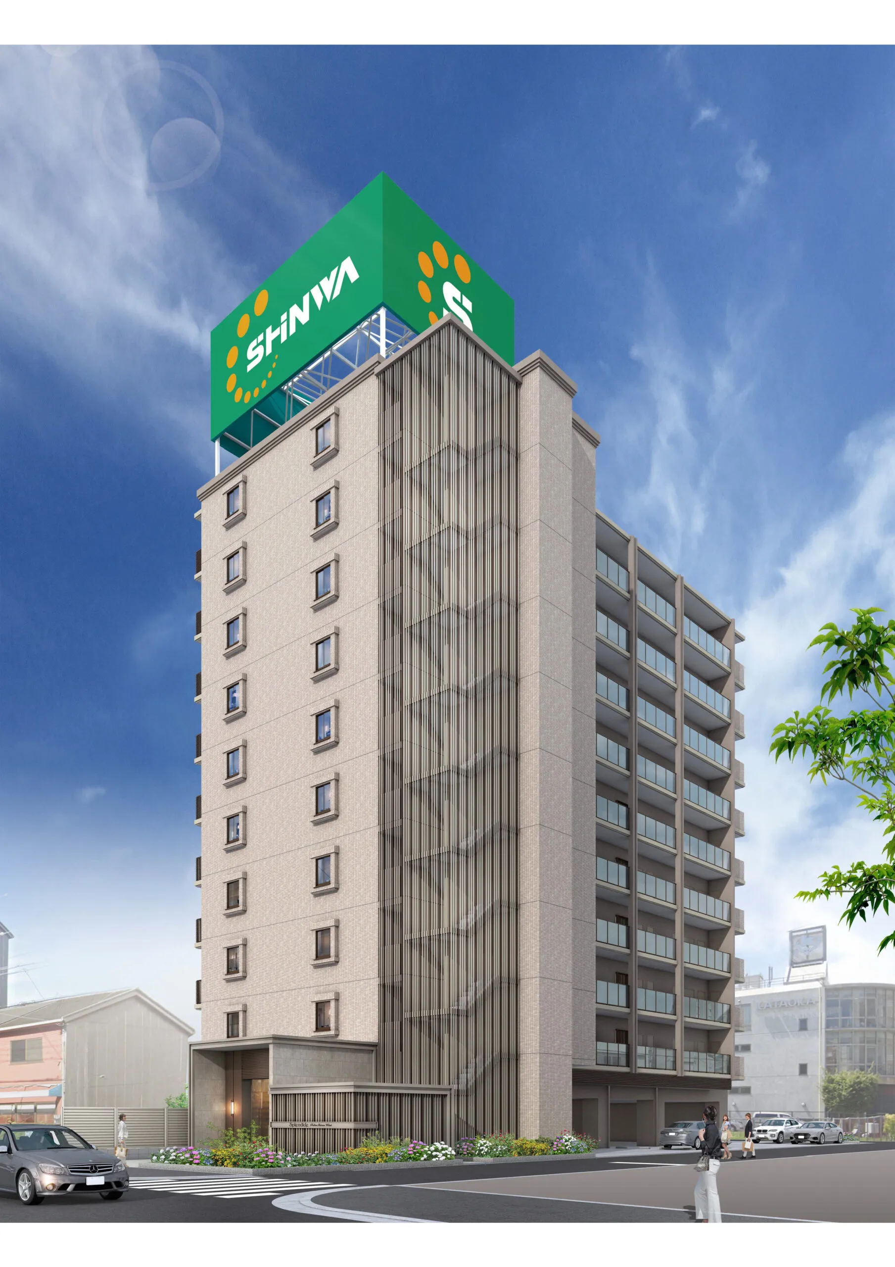 スプランディッド福島WEST：外観