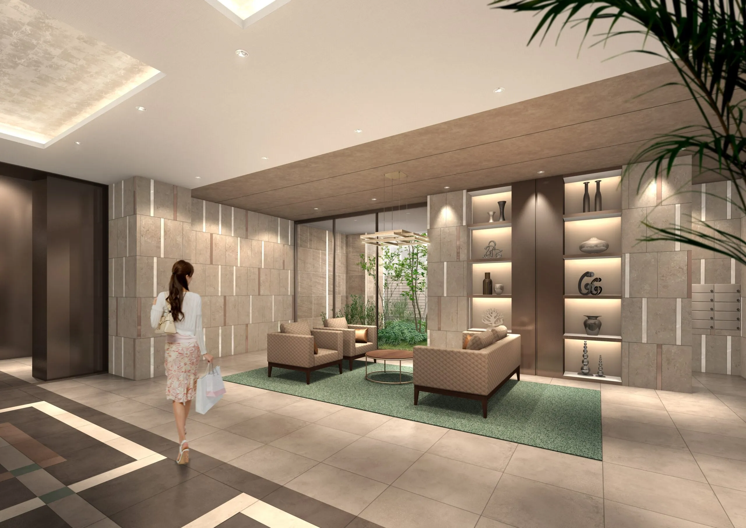 スプランディッド福島WEST：エントランスホール