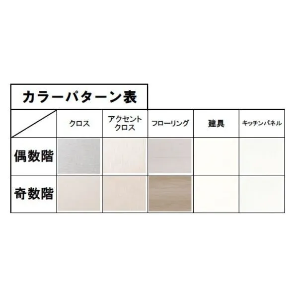 LA GRACE SENBAYASHI：：カラーパターン表