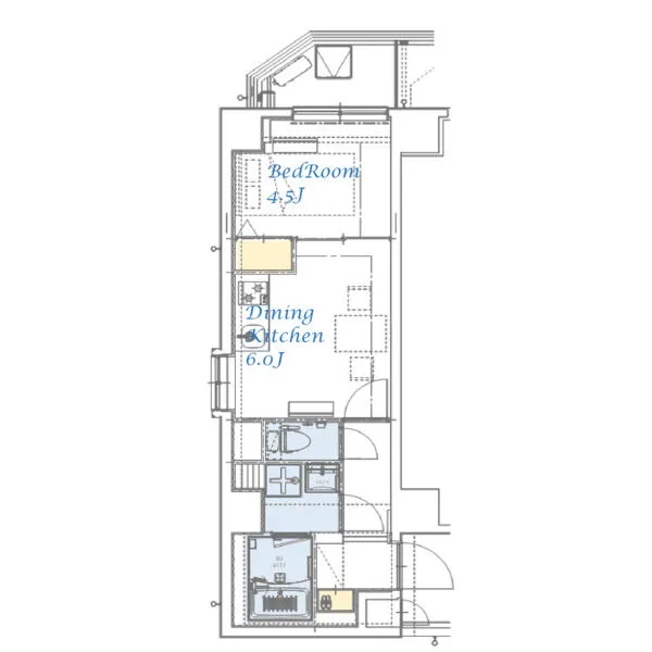 スプランディッド大島：間取り図（Aタイプ）