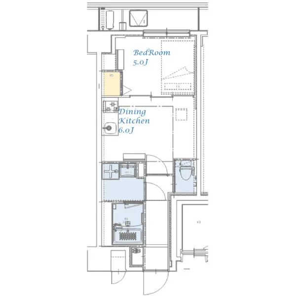 スプランディッド大島：間取り図（C'タイプ）