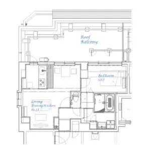 スプランディッド大島：間取り図（Fタイプ）
