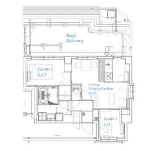 スプランディッド大島：間取り図（Gタイプ）