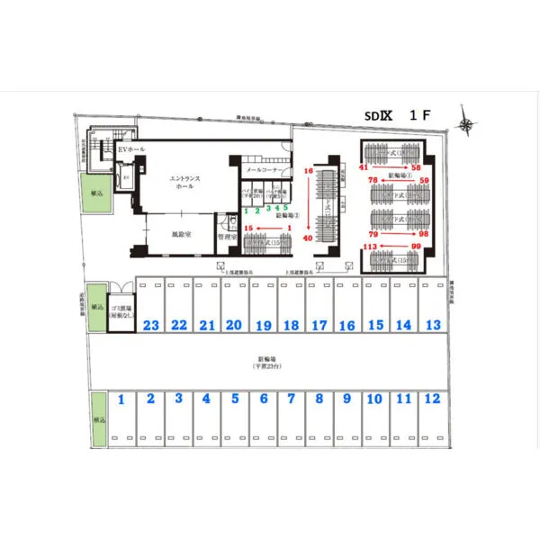スプランディッドⅨ：駐車場