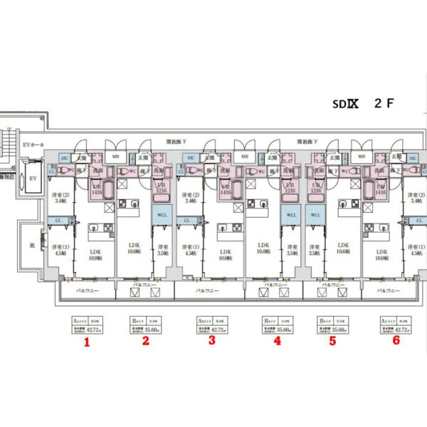 スプランディッドⅨ：フロアマップ