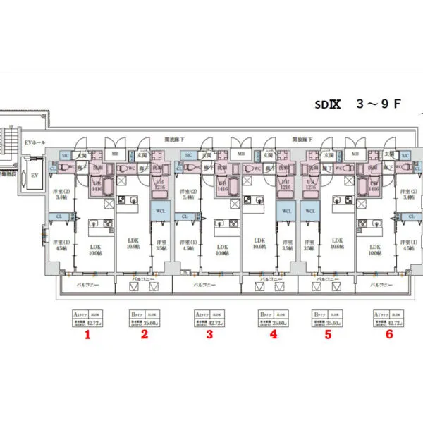 スプランディッドⅨ：フロアマップ