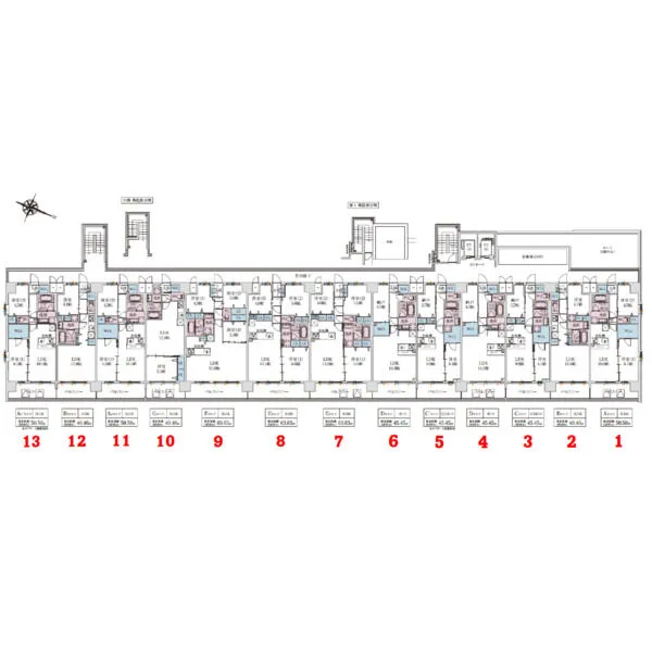 スプランディッド梅田グランノース：フロアマップ